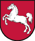 Wappen von Niedersachsen.